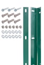 Vorschaubild Alberts® Befestigungsleiste f.Doppelstab-Gittermatten,grün,Länge:1600 mm,m.Schrauben 623180