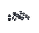 Vorschaubild Alberts® Zubehör-Set für Abschlussleisten, PVC, schwarz 433741