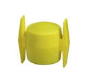 Vorschaubild Alberts® Kreuzkopf für Wäschepfähle, Kst. gelb, für Rohr: ⌀42 mm 654276