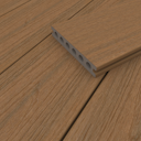 Vorschaubild NewTechWood Deluxe WPC-Terrassendiele Hohlkammer Teak  23 x 138 mm