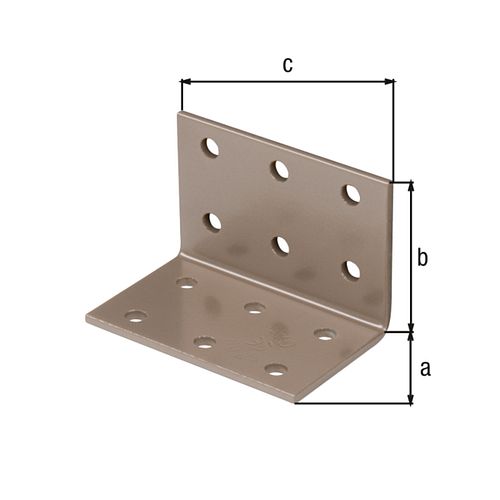 Alberts DURAVIS® Lochplattenwinkel 40x40x60mm