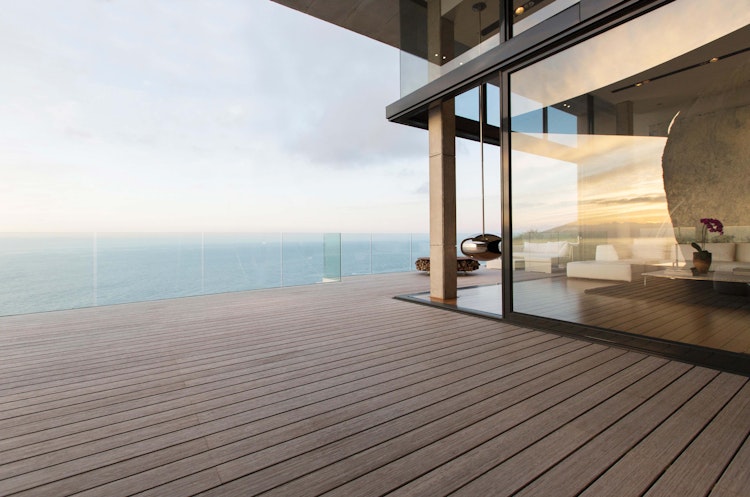 Fiberdeck Premium WPC-Terrassendiele Ipé massiv 23 x 138 mm