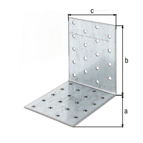 Alberts® Lochplattenwinkel  100x100x80 mm