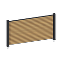 Vorschaubild NewTechWood Modena Sichtschutzelement WPC 1800 x 900 mm