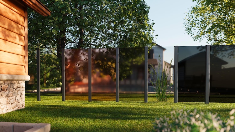 dz VIDUAL Clear Glaselement ESG Schräg 830 mm