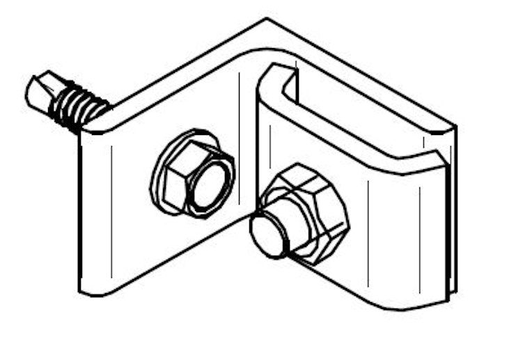 LEGI Zaunanschlußwinkel - einseitig