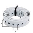 Vorschaubild Alberts® Lochband weiß kunststoffbeschichtet Breite 17 mm Länge 1,5 m