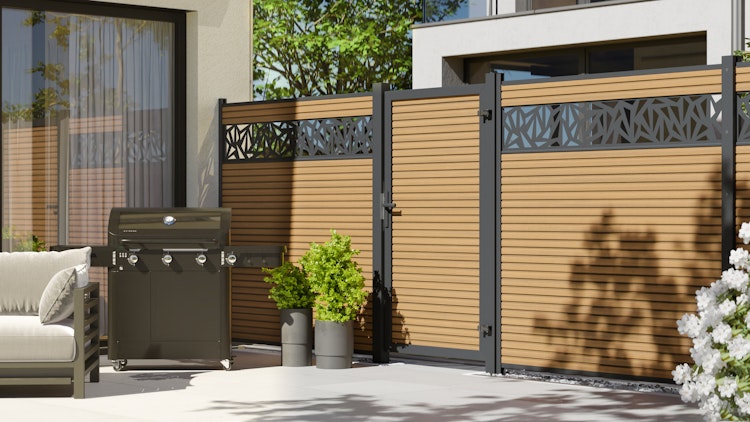 TraumGarten SYSTEM NEO PLATINUM Zaun-Set 1840 x 1780 mm