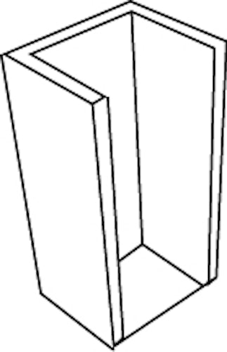ORIGI WALLS™ Aluminium U-Profil DOPPELSEITIG
