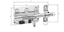 Vorschaubild Alberts® Bolzenriegel Edelstahl 80x59 mm