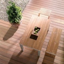Vorschaubild OSMO Terrassendiele Bangkirai genutet/geriffelt Premium, KD- 25x145mm