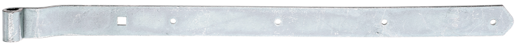 Alberts® Ladenband, gekröpft, Abschl.abgerundet, verst.,gelb vz.,LxB 642x40 mm,Rolle⌀13mm 318406
