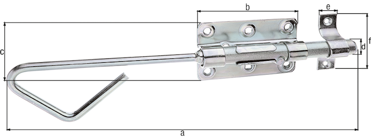Alberts® Bolzen-Stangenriegel 320 mm