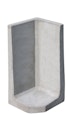 Vorschaubild Diephaus L-Stein - ECKE GRAU 80/40/40/7 CM