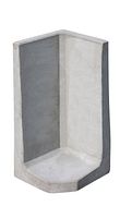 Diephaus L-Stein - ECKE GRAU 80/40/40/7 CM