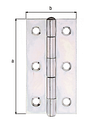 Vorschaubild Alberts® Scharnier  70x35 mm