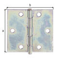 Vorschaubild Alberts® Scharnier, sendzimirverzinkt, LxB 80x80 mm 346010
