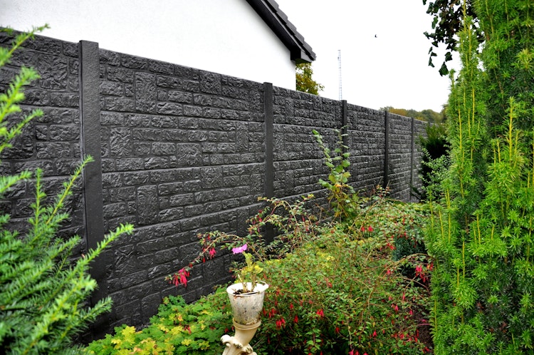 ORIGI WALLS™ Beton Sichtschutz RÖMISCHER VERBUND 395 x 2000 mm 