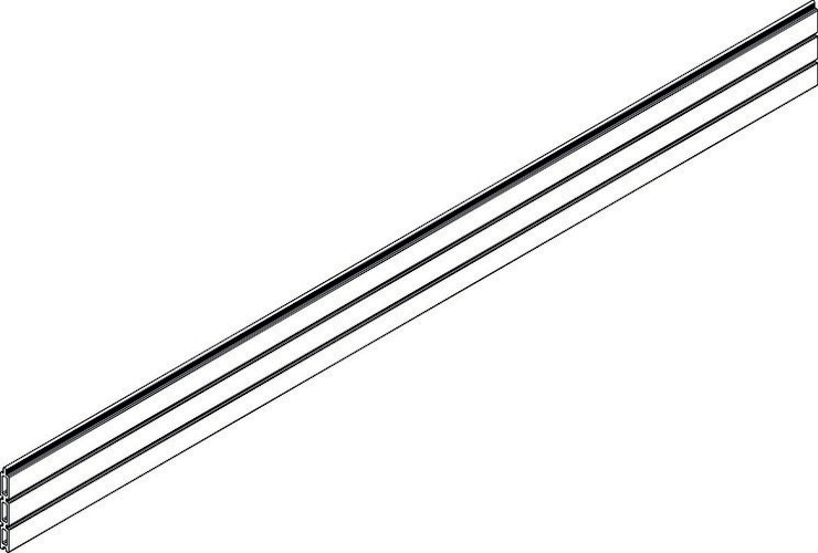 OSMO ALU-Fence Cube  Einzelprofil 1840 mm
