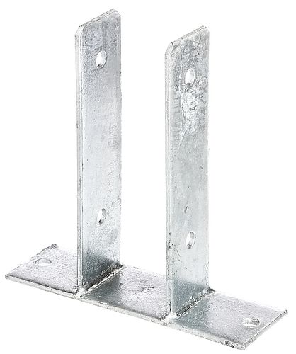 Alberts® U-Pfostenträger 200x60x4mm zum Aufschrauben für verschiedene Pfostenstärken