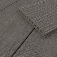 NewTechWood Gigante Vintage WPC-Terrassendiele Hohlkammer Silver Gray  23 x 210 mm