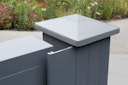 Vorschaubild dz VIDUAL Swing Doppeltor Line 150 x 20 mm Rechteckprofil  Distanz 10 mm symmetrisch