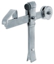 Vorschaubild Alberts® Torfeststeller mit Wippe galv. blau verzinkt zum Einbetonieren BxH 300x240mm 