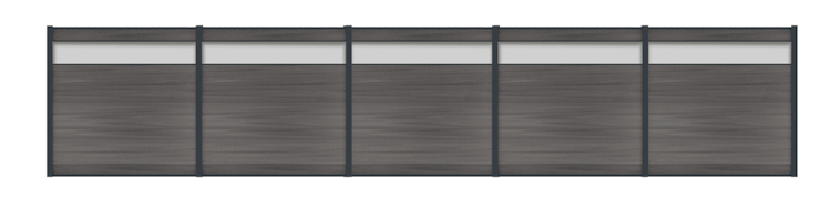 Fiberdeck BOSTON Kollektion CLARITY Milchglas satiniert