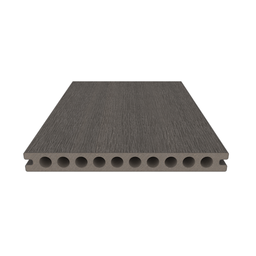 NewTechWood Gigante WPC-Terrassendiele Hohlkammer Silver Gray  23 x 210 mm