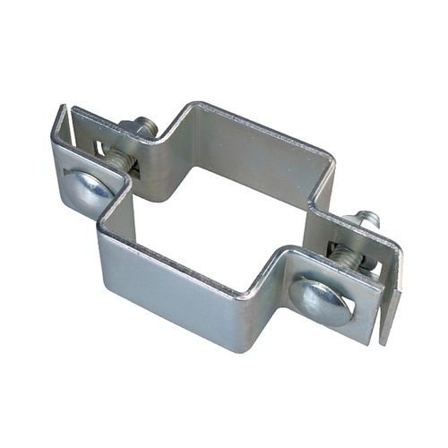 Alberts® Mittelschelle für Vierkantpfosten,feuerverzinkt,für Pfosten 60x40 mm 680206