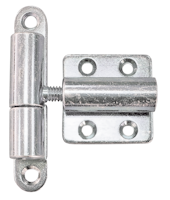 Alberts® Aushebescharnier,verstellbar, galvanisch verzinkt dickschichtpassiviert, LxB 83x15,Platte LxB 40x40mm 341060