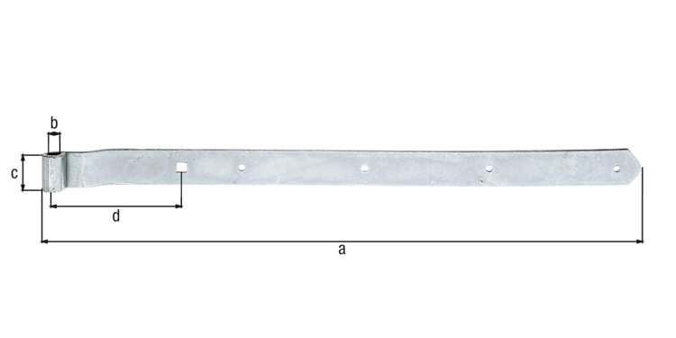 Alberts® Ladenband, gekröpft, Abschl.abgerundet, verst.,gelb vz.,LxB 642x40 mm,Rolle⌀13mm 318406