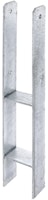 Alberts® H-Pfostenträger 300x60x6mm Gesamtlänge 600mm für verschiedene Pfostenstärken