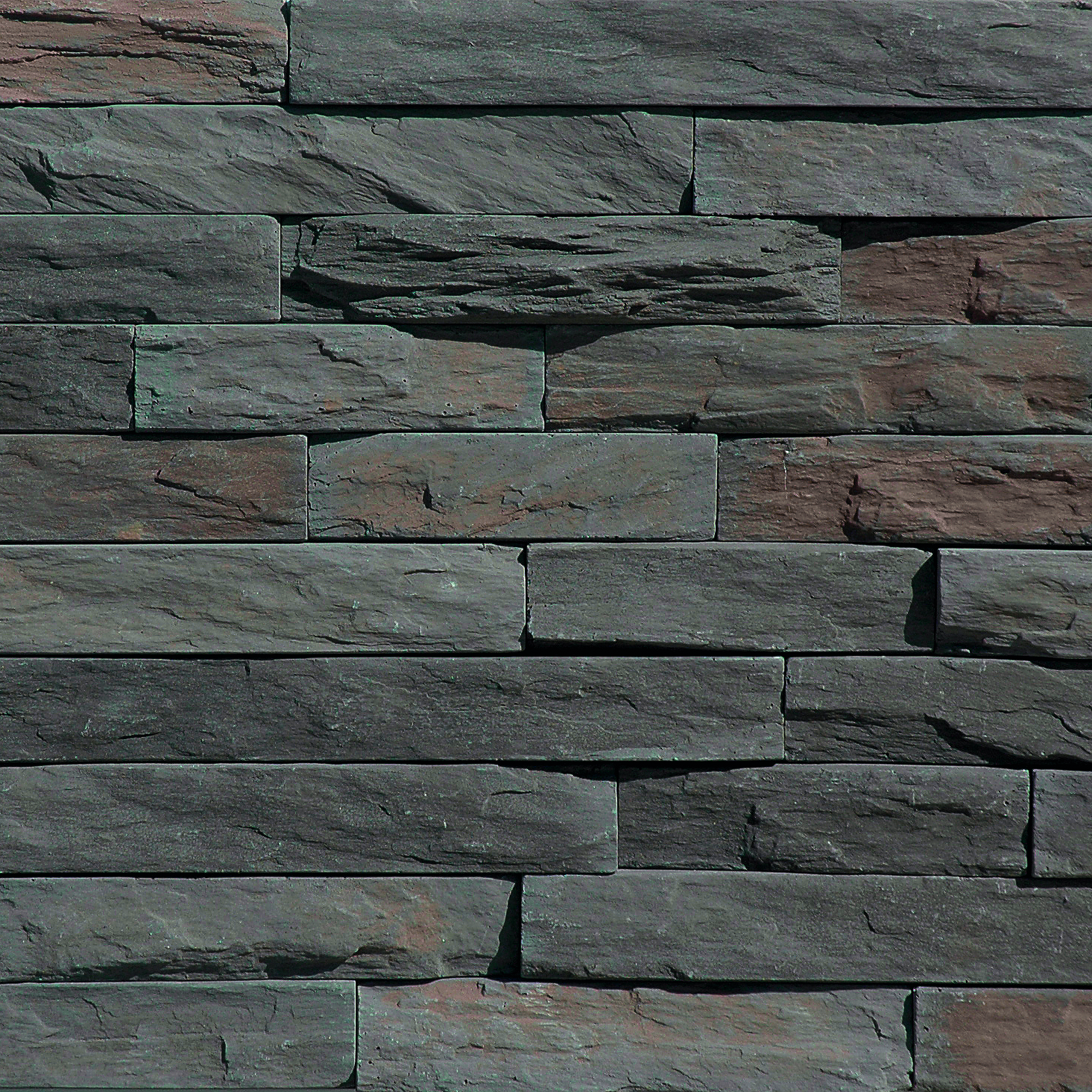 HANDMUSTER DE RYCK Eck- und Steinriemchen - Murok Strato Anthrazit nuanciert