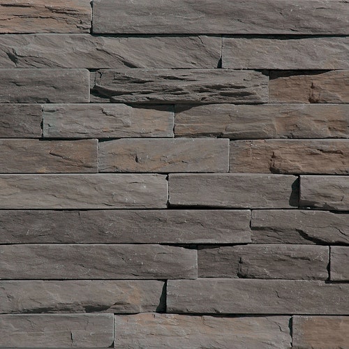 HANDMUSTER DE RYCK Eck- und Steinriemchen - Murok Strato Anthrazit nuanciert