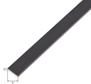 Vorschaubild Alberts® Flachstange, Alu schwarz elox., LxBxS 1000 x 15 x 2 mm 489366