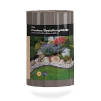 NOOR Gestaltungskante Premium Taupe 20 cm x 6 lfm/ Rolle