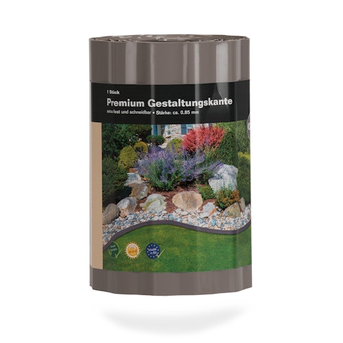 NOOR Gestaltungskante Premium Taupe 20 cm x 6 lfm/ Rolle