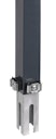 Vorschaubild Alberts® Zaunerhöhung Erhard, feuerverz.anthrazit RAL 7016, 600 / 60 x 60 mm 672737
