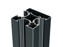dz VIDUAL Steckzaun-Mittelpfosten 90 x 90 mm mit Zubehör