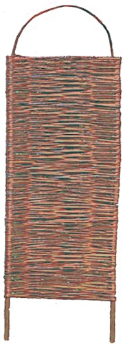 T&J ALESSIA Steckparavent aus Weidengeflecht 56 x 130/156