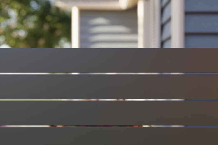 dz Alu Steckzaunelement VIDUAL Line 150 Distanz 10 mm für Pfosten 90/90 mm