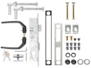 Vorschaubild Alberts® Zubehör-Set für Wellengitter-Tore bis 1500 mm Höhe, feuerverzinkt 653804