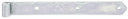 Vorschaubild Alberts® Ladenband, gerade, Abschluss abgerundet, galvanisch verzinkt dickschichtpassiviert., LxB 400x45 mm, Rolle ⌀16 mm 314101