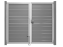 Vorschaubild GroJa Lumino Tor 2-flügelig 3000 x 1800 mm, Alu-Rahmen EV1