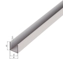 Vorschaubild Alberts® BA-Profil, U-Form, Alu, versch. Größen-1 m-8 x 8 mm-1 mm