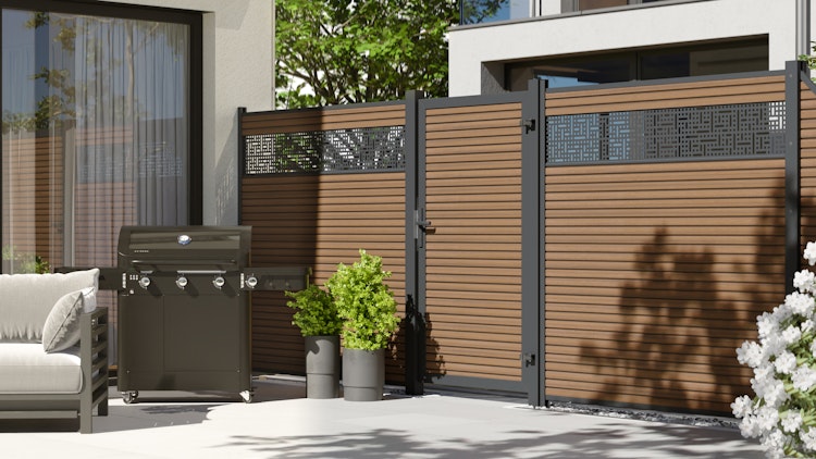 TraumGarten SYSTEM NEO PLATINUM Zaun-Set 1840 x 1780 mm