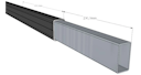 Vorschaubild NewTechWood Einsteckverbinder - Einsteckverbinder Für Unterkonstruktion, Aluminium