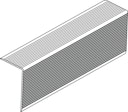Vorschaubild OSMO Multi-Deck Abschlussleiste Alu geriffelt schwarz 40 x 65x 2900 mm