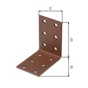 Vorschaubild Alberts DURAVIS® Lochplattenwinkel 60x60x40mm